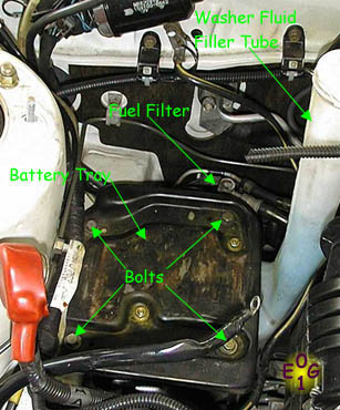 Changing the Fuel Filter on a 3000GT 3000gt fuel filter 
