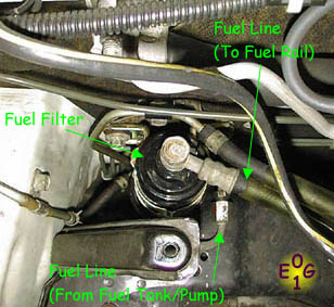 Changing the Fuel Filter on a 3000GT 3000gt fuel filter 