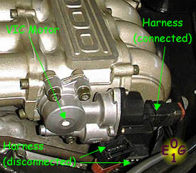 Removing the VIC Motor Connections