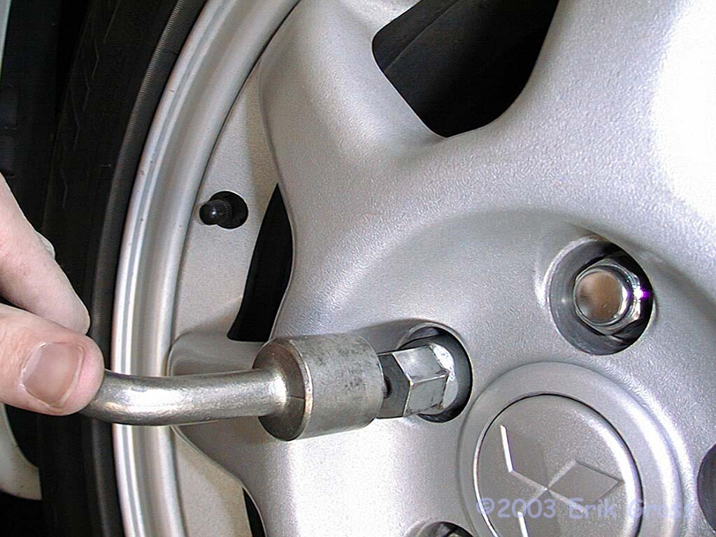 Removing ford wheel nuts #9